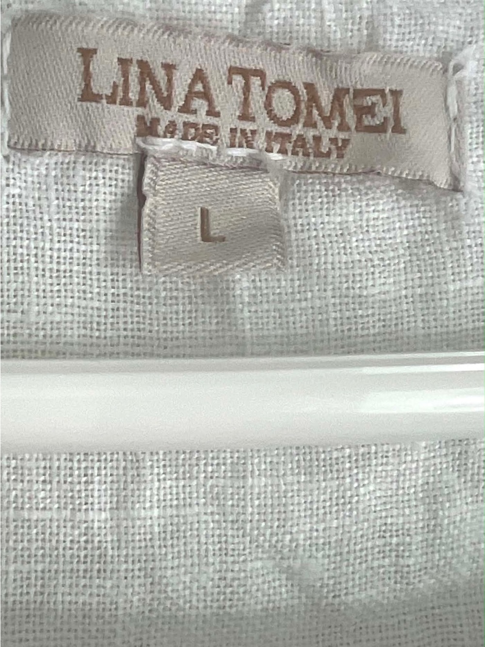 Linen Embroidered Sleeveless Top - White - Picture 2 of 6
